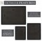 7 Piece Gallery Wall Frame Set, (1) 12x16 Inch, (2) 8x10 Inch, and (4) 6x8 Inch, Bronze